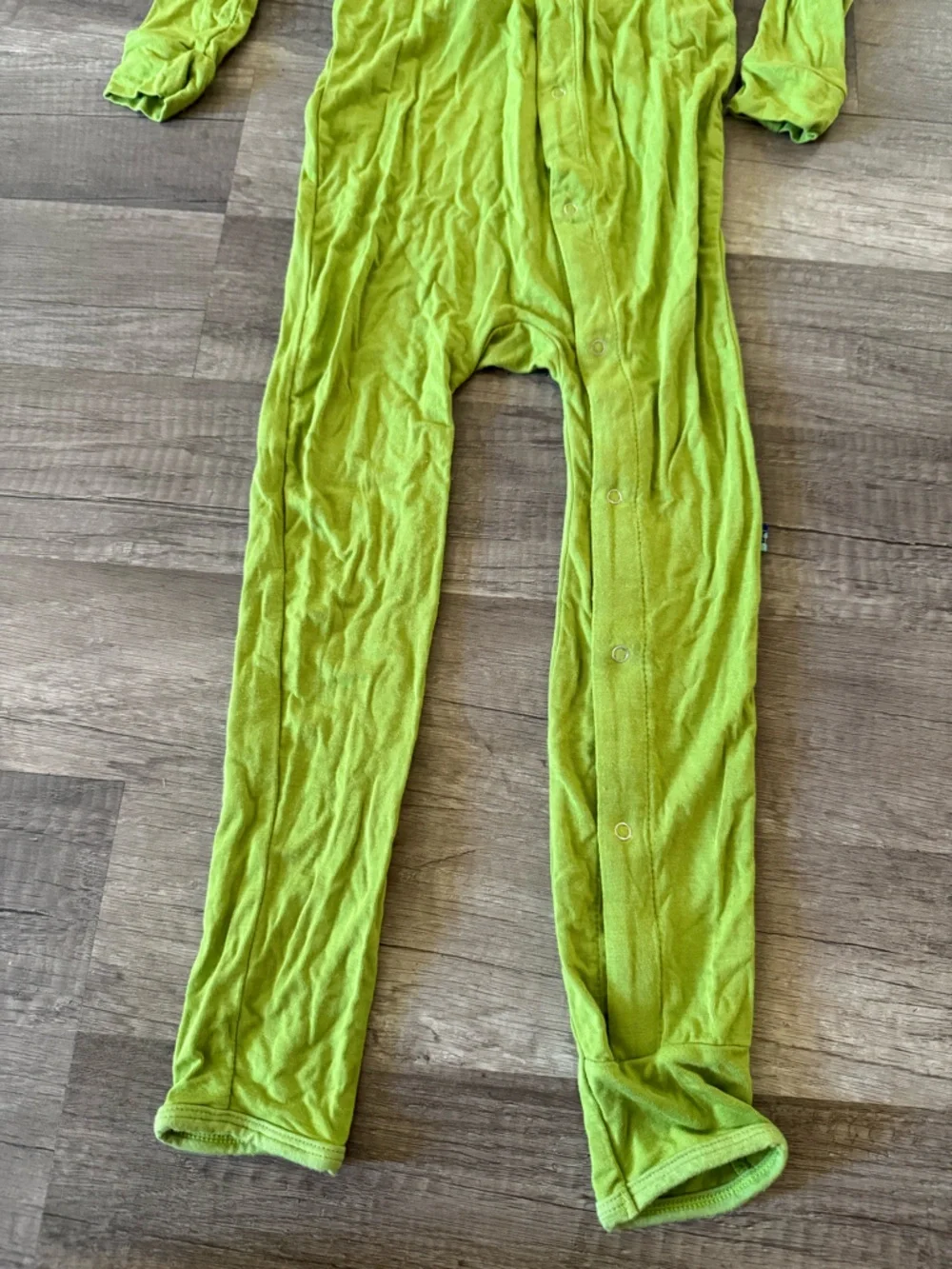 Kickee green pajama